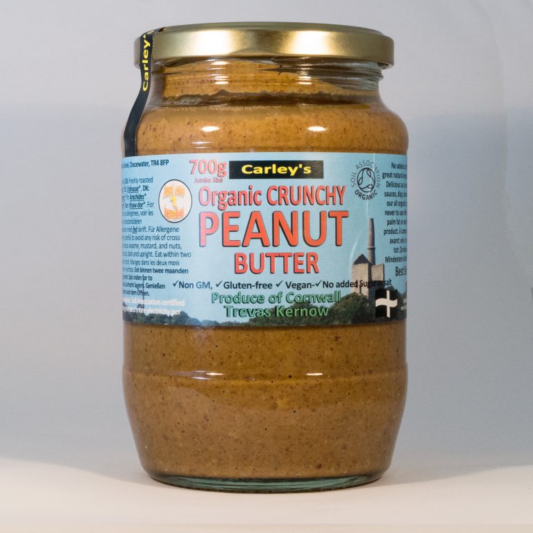 Organic Crunchy Peanut Butter 700g Carley's Organic