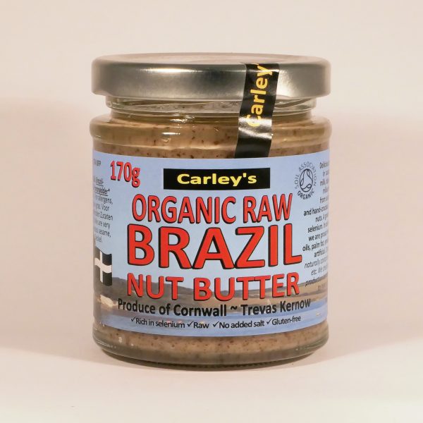 Carley's Organic Raw Brazil Nut Butter, 170g